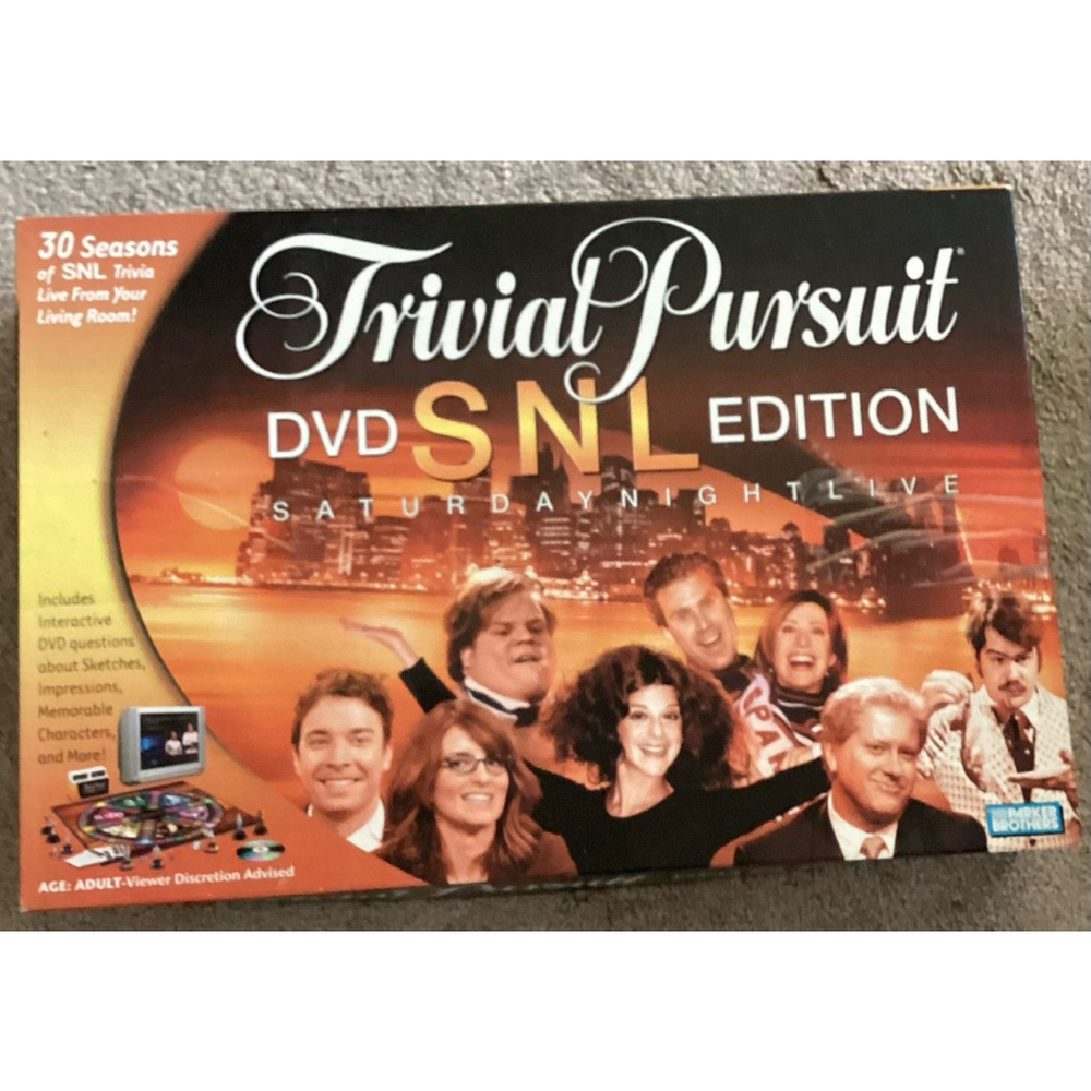 Unisex Parker Brothers Trivial Pursuit SNL DVD Edition Game